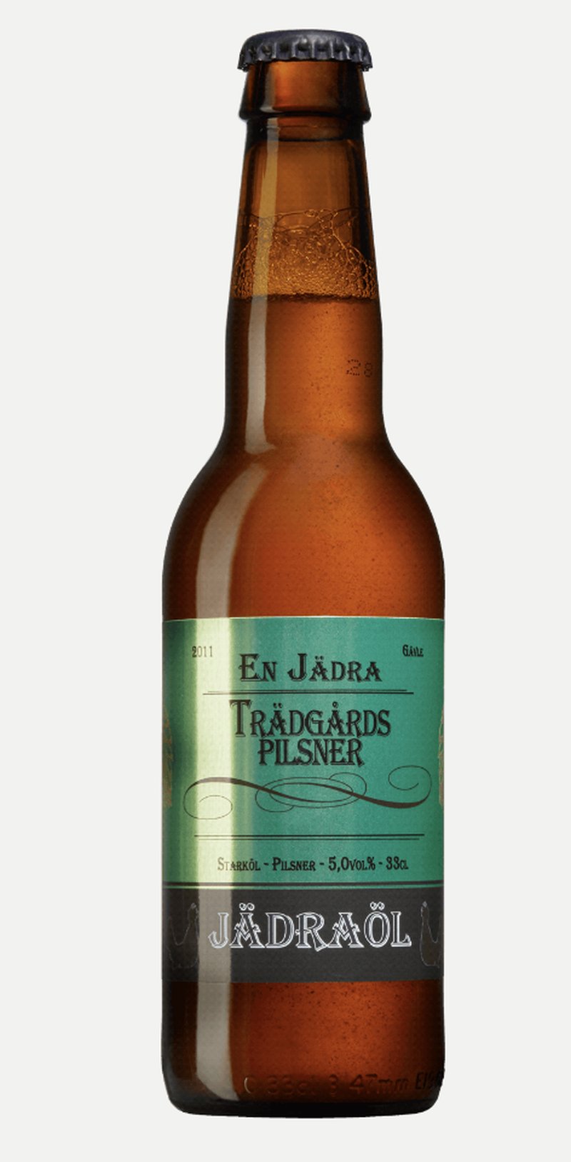 Jädraöl Trädgårds Pilsner. Foto: Systembolaget Jädraöl Trädgårds Pilsner. Foto: Systembolaget